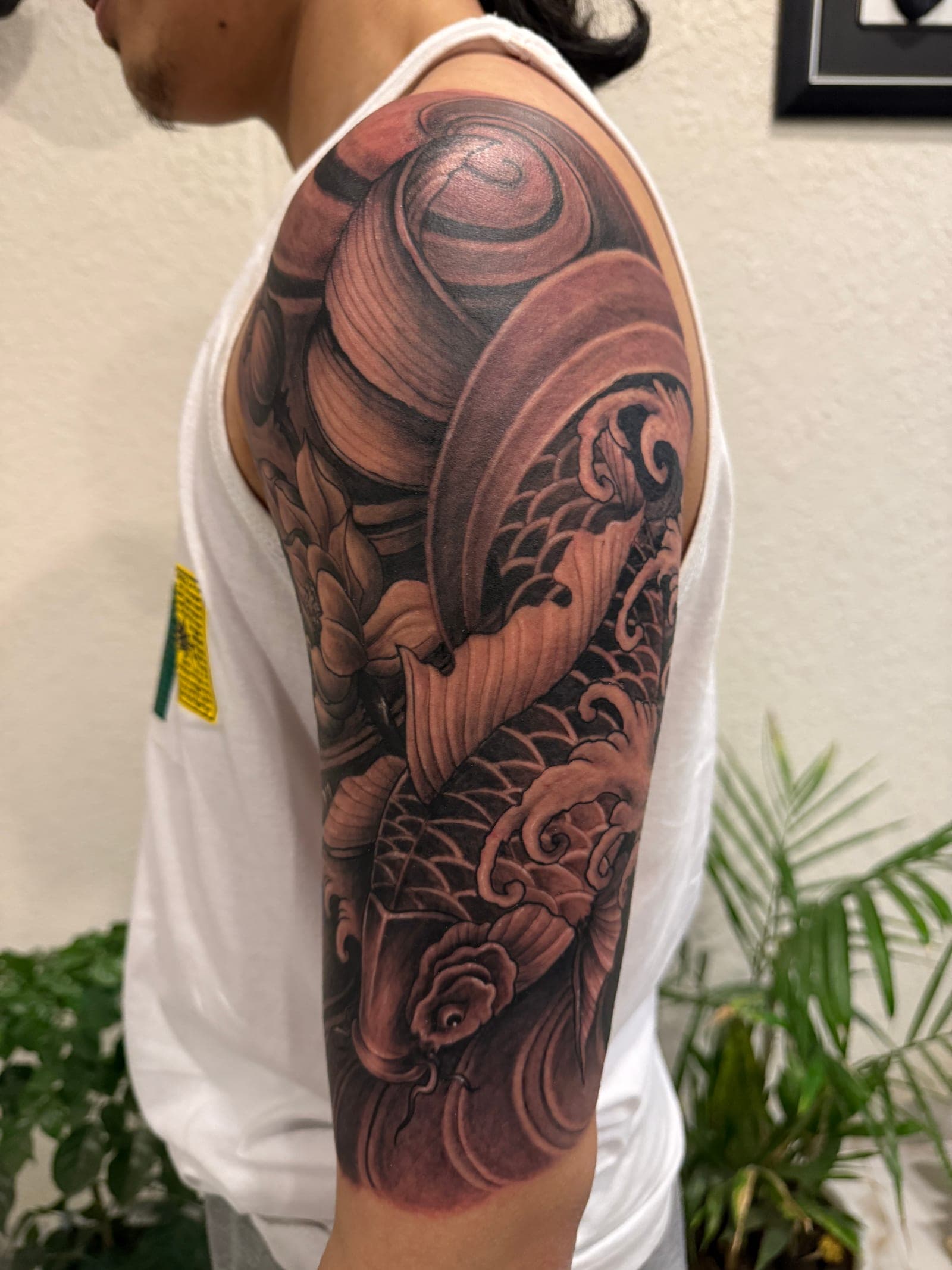 Koi & Lotus Half Sleeve