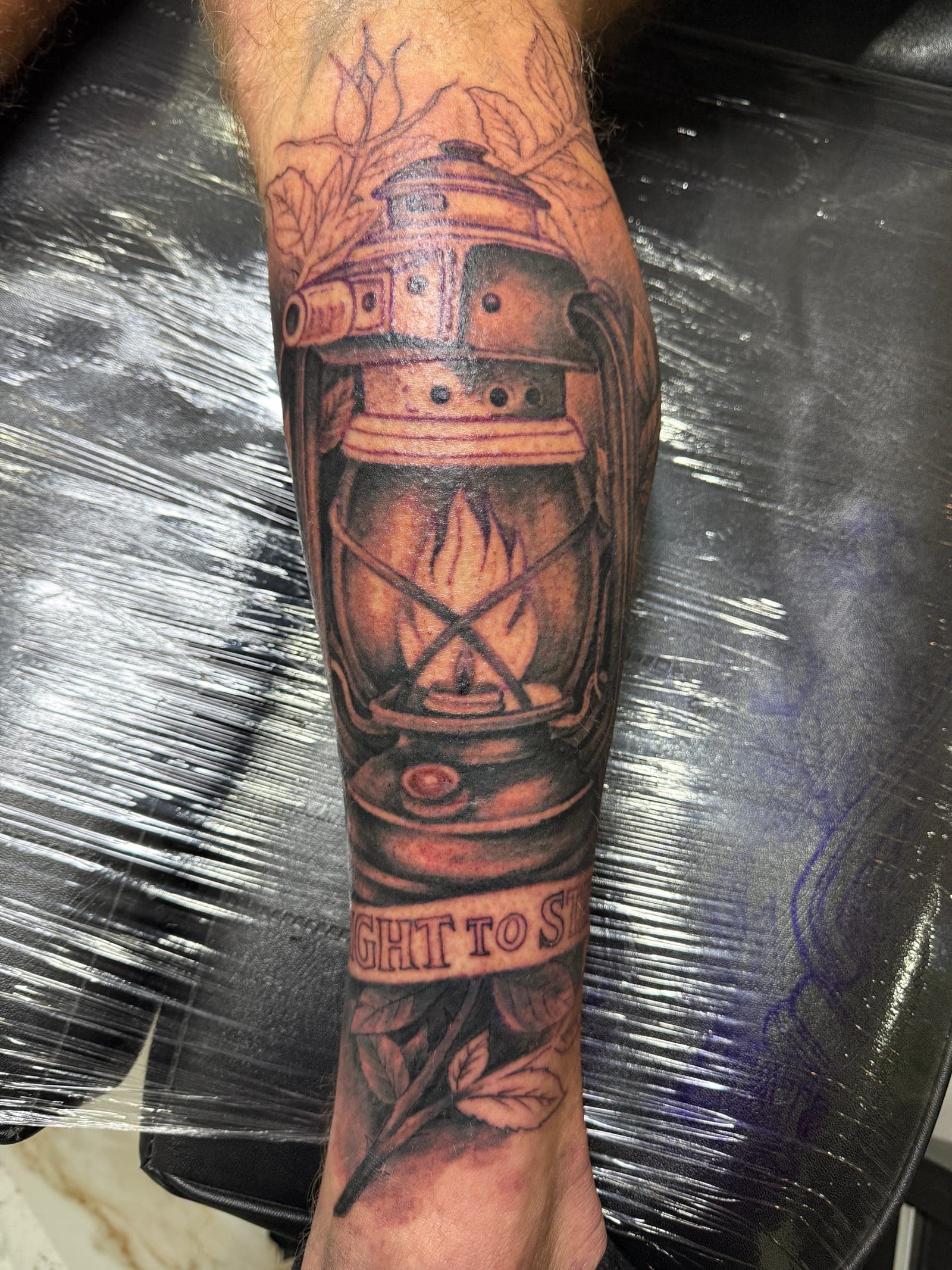 Lantern & Roses